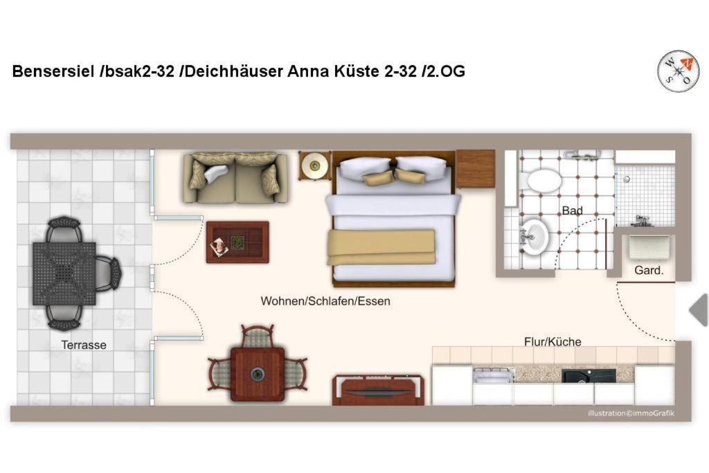 Deichhaeuser Anna Kueste Deichhaeuser Anna Kueste 2-32 Bensersiel Ngoại thất bức ảnh